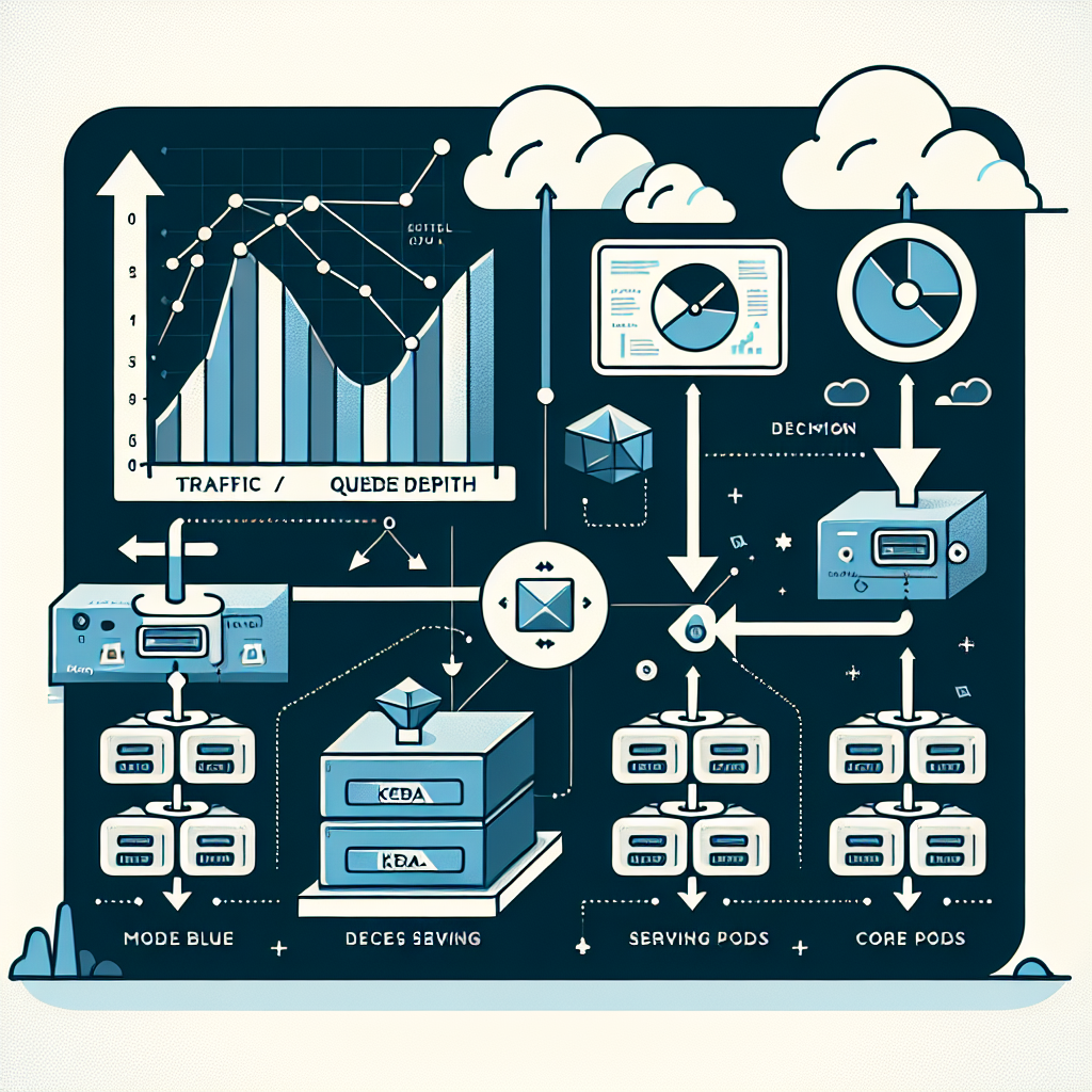 Kubernetes HPA and KEDA autoscaling architecture diagram
